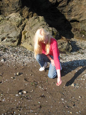 Mary Collecting Sea Glass