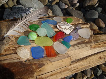 Seaglass Photo at Beach